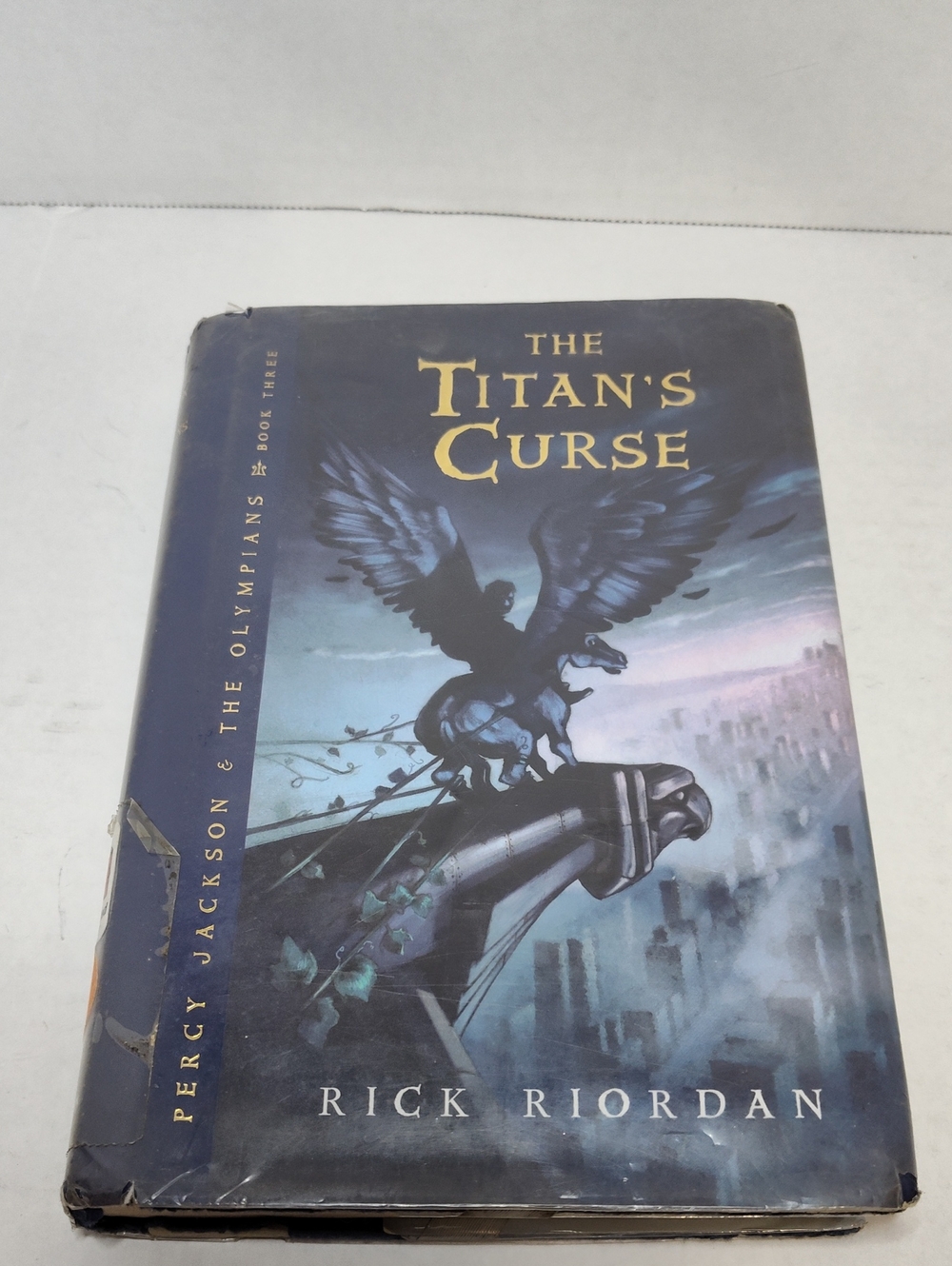 Retired Library Book Percy Jackson Titans Curse First Edition